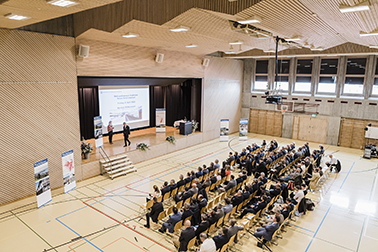 Bild von der Medienkonferenz in Buchs