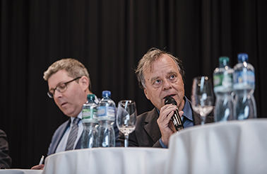 Bild von der Medienkonferenz in Buchs