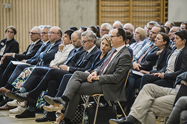 Bild von der Medienkonferenz in Buchs